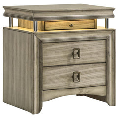 Giselle 4-piece California King Bedroom Set Rustic Beige - 224391KW-S4