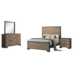 Baker 4-piece Queen Bedroom Set Light Taupe - 224461Q-S4