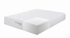 Ian 12" Eastern King Memory Foam Mattress White - 350065KE