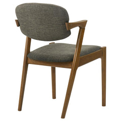 Malone Dining Side Chairs Brown and Dark Walnut (Set of 2) - 105352