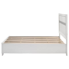 Miranda Wood Full Storage Panel Bed White - 205111F