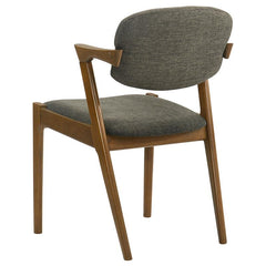 Malone Dining Side Chairs Brown and Dark Walnut (Set of 2) - 105352