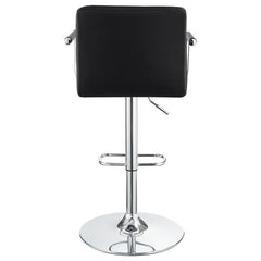 Palomar Adjustable Height Bar Stool Black and Chrome - 121095