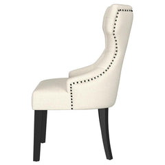 Baney Upholstered Parson Dining Side Chair with Tufted Back Beige - 115572