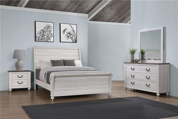 Stillwood 4-piece California King Bedroom Set Vintage Linen - 223281KW-S4