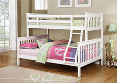 Chapman Wood Twin Over Full Bunk Bed White - 460260