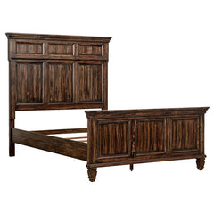 Avenue Wood California King Panel Bed Weathered Brown - 223031KW