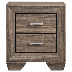 Kauffman 4-piece Eastern King Bedroom Set Washed Taupe - 204190KE-S4