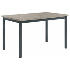 Garza Rectangular Dining Table Black - 100611