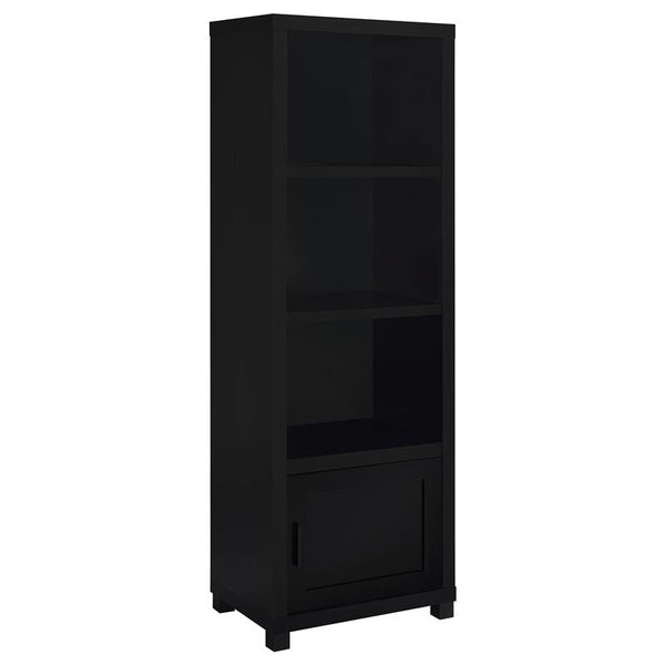 Jupiter 3-shelf Engineered Wood Media Tower Black - 707756