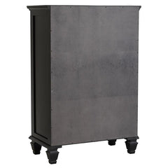 Sandy Beach 5-piece Eastern King Bedroom Set Black - 201329KE-S5