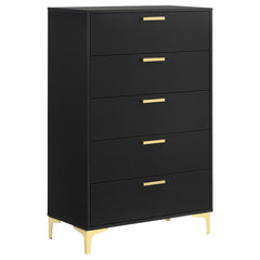Kendall 5-piece Queen Bedroom Set Black - 301161Q-S5