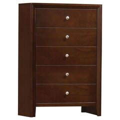 Serenity 5-piece Queen Bedroom Set Rich Merlot - 201971Q-S5