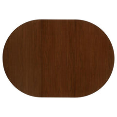 Jedda Oval Dining Table Dark Walnut - 105361