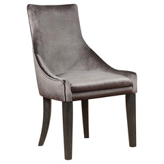 Phelps Upholstered Demi Wing Chairs Grey (Set of 2) - 121714