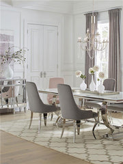 Antoine Upholstered Demi Arm Dining Side Chairs (Set of 2) - 108812