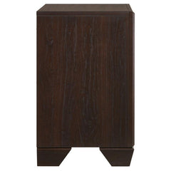 Kauffman 2-drawer Nightstand Dark Cocoa - 204392