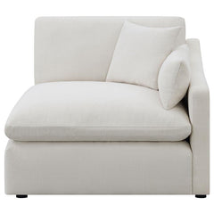Hobson Upholstered RAF Chair Ivory - 551454RAF