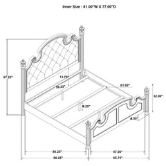 Celina 5-piece Queen Bedroom Set Black - 224761Q-S5