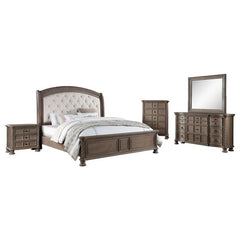 Emmett 5-piece Queen Bedroom Set Walnut - 224441Q-S5