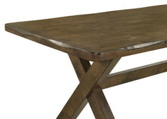 Alston X-shaped Dining Table Knotty Nutmeg - 106381
