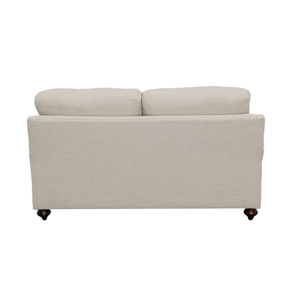 Glenn Upholstered English Arm Loveseat Light Grey and Grey - 511095