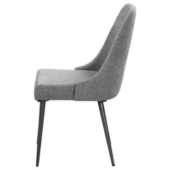 Alan Upholstered Dining Chairs Grey (Set of 2) - 190442