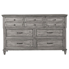 Avenue 4-piece Eastern King Bedroom Set Weathered Grey - 224031KE-S4