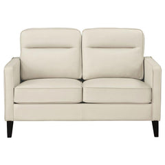 Jonah 3-piece Upholstered Track Arm Sofa Set Ivory - 509651-S3