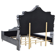 Antonella 4-piece Queen Bedroom Set Grey - 223581Q-S4
