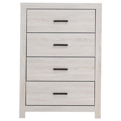 Brantford 4-drawer Chest Coastal White - 207055