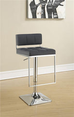 Alameda Adjustable Bar Stool Chrome and Grey - 100195