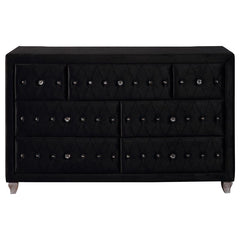 Deanna 4-piece Queen Bedroom Set Black - 206101Q-S4