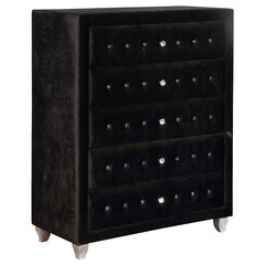 Deanna 5-piece California King Bedroom Set Black - 206101KW-S5