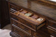 Elk Grove 9-drawer Dresser with Jewelry Tray Vintage Bourbon - 203893