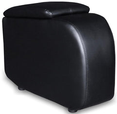 Cyrus Upholstered Home Theater Storage Wedge Console Black - 600002