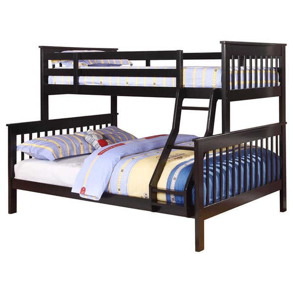 Chapman Wood Twin Over Full Bunk Bed Black - 460259