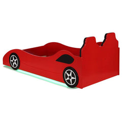Cruiser Wood Twin LED Car Bed Red - 400479