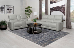 Greenfield 2-piece Power Reclining Sofa Set Ivory - 610261P-S2
