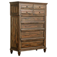 Avenue 5-piece Eastern King Bedroom Set Weathered Brown - 223031KE-S5