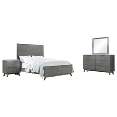 Nathan 4-piece Queen Bedroom Set Grey - 224601Q-S4