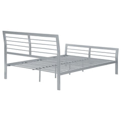 Cooper Metal Twin Open Frame Bed Silver - 300201T
