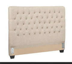 Chloe Upholstered Full Panel Headboard Oatmeal - 300007FB1