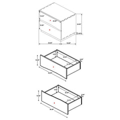Winslow 5-piece Queen Bedroom Set Smokey Walnut - 223250SQ-S5