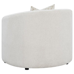 Rainn Boucle Upholstered Sloped Arm Accent Chair Latte - 509173