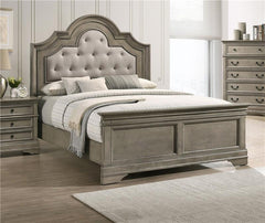 Manchester Wood California King Panel Bed Wheat Brown - 222891KW