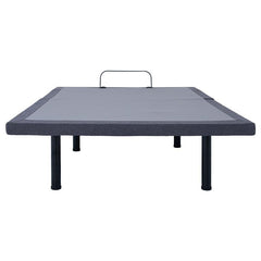 Negan Queen Adjustable Bed Base Grey and Black - 350132Q
