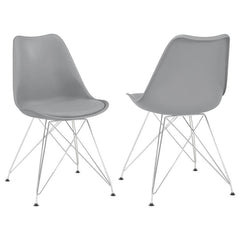 Juniper Upholstered Side Chairs Grey (Set of 2) - 110262