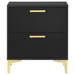 Kendall 2-drawer Nightstand Black - 224452