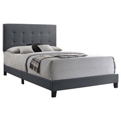 Mapes Upholstered Full Panel Bed Grey - 305747F
